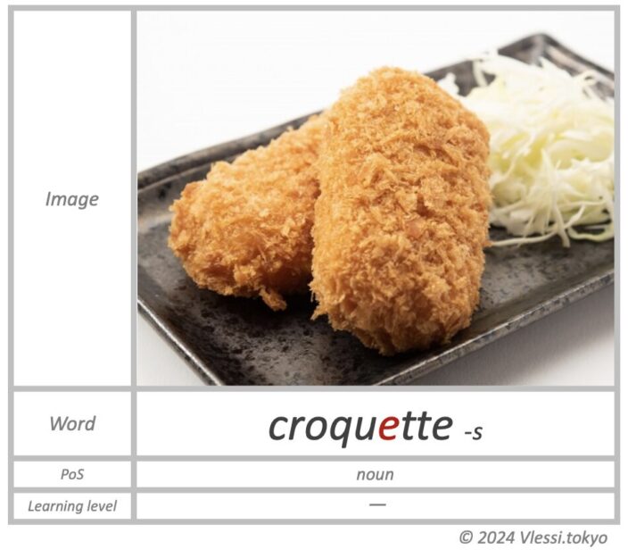 The image of croquette